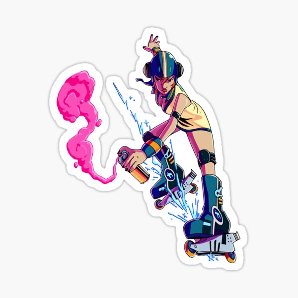 Vista previa del artículo con la obra «Merchandising de Jet Set Radio», diseñado y vendido por xDumpTruckx.
