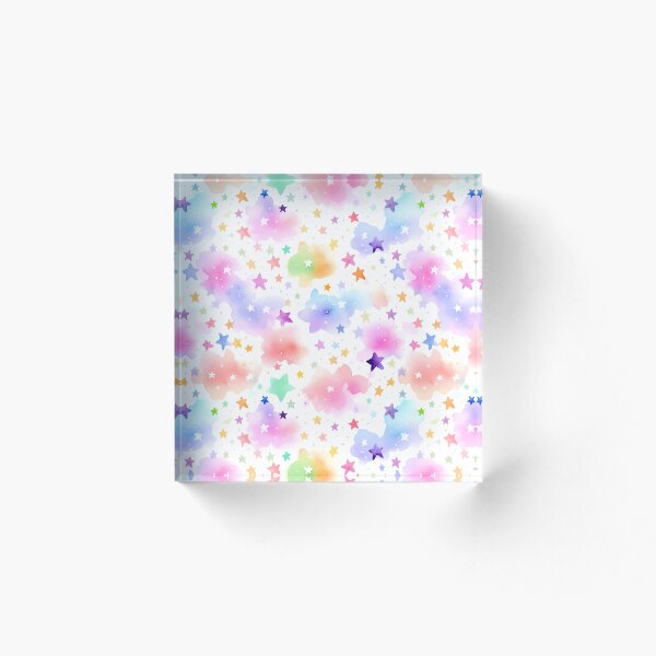Item preview, Watercolour Rainbow Stars Seamless Pattern designed and sold by PatternStudios.