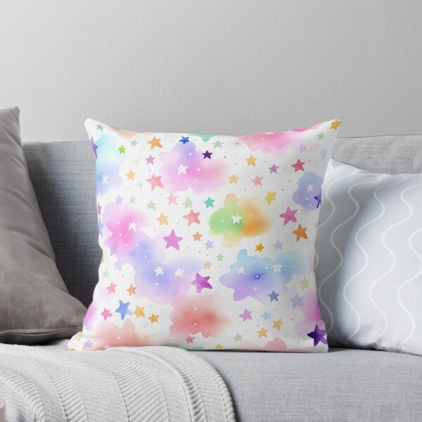 Item preview, Watercolour Rainbow Stars Seamless Pattern designed and sold by PatternStudios.
