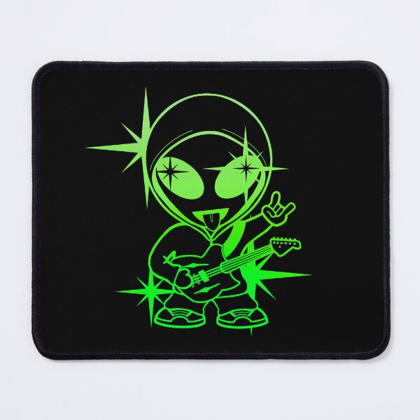 Item preview, Rockstar Space Alien - Green Version designed and sold by SpaceAlienTees.