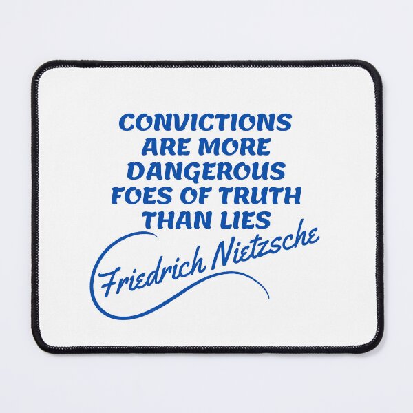 Item preview, Friedrich Nietzsche Quotes - Convictions  designed and sold by Writer Quotes.