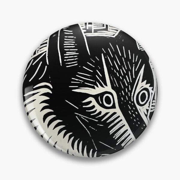 Aperçu de l'œuvre loup inspiré de la gravure sur bois dessin animal préhistoire oeuvre créée et vendue par TommyRoad.