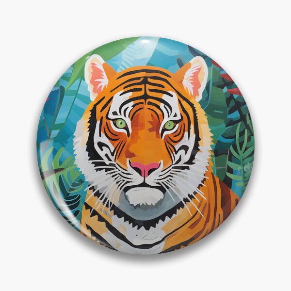 Item preview, An Intricately Patterned Tiger Lounging designed and sold by mianguyen1995.