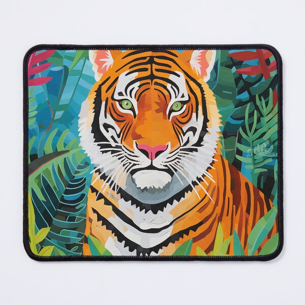 Item preview, An Intricately Patterned Tiger Lounging designed and sold by mianguyen1995.