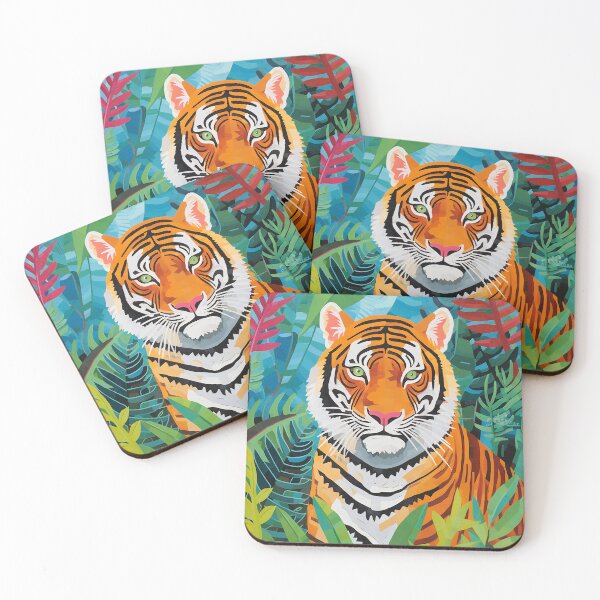 Item preview, An Intricately Patterned Tiger Lounging designed and sold by mianguyen1995.