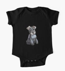 Body de manga corta Cartoon Schnauzer