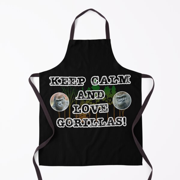Item preview, Keep calm and love gorillas designed and sold by rawshutterbug.