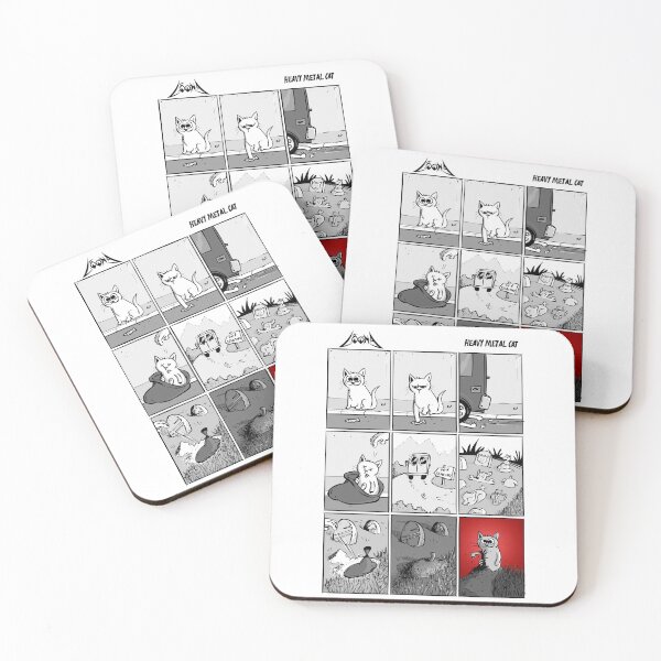 Item preview, Loona Metal Cat pet semetary comic designed and sold by Michał Styba.