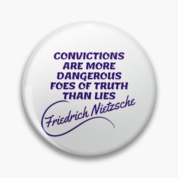 Item preview, Friedrich Nietzsche Quotes - Convictions 2 designed and sold by Writer Quotes.