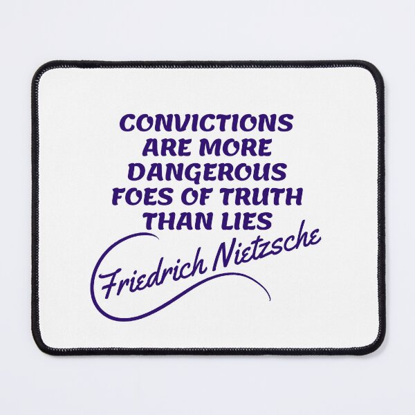 Item preview, Friedrich Nietzsche Quotes - Convictions 2 designed and sold by Writer Quotes.