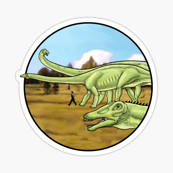 Item preview, Diplodocus herd designed and sold by PaleoFantasies.