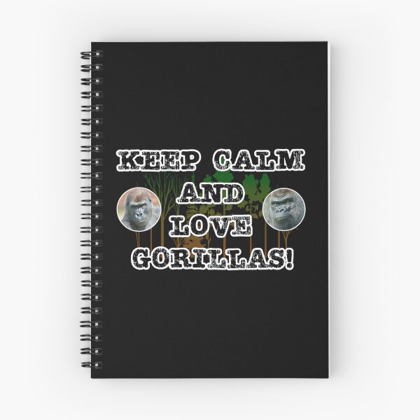 Item preview, Keep calm and love gorillas designed and sold by rawshutterbug.