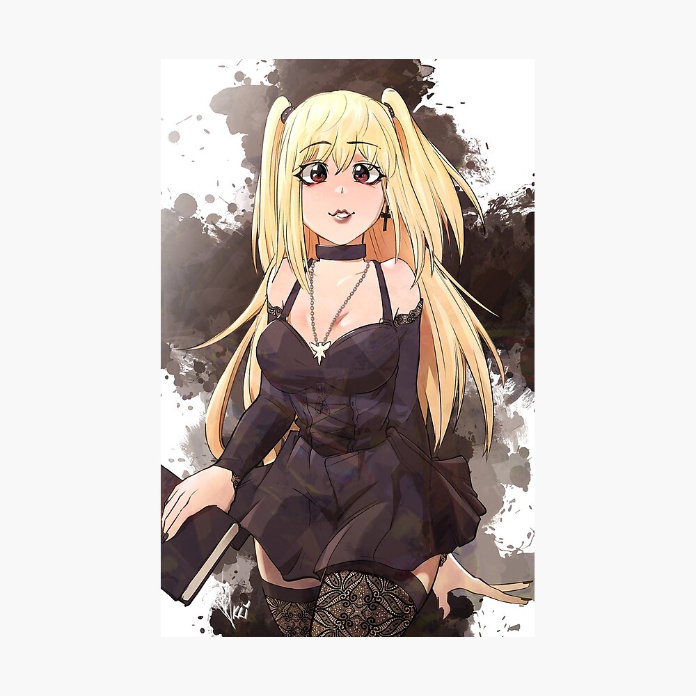 Goth Blonde Anime Girl