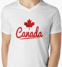 Canada Men's V-Neck T-Shirt