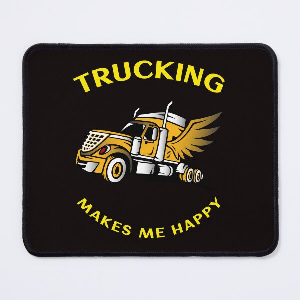 Item preview, Angel Trucker Trucking Makes Me Happy GY designed and sold by TeamsterLife.