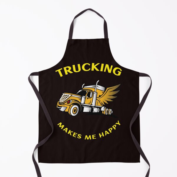 Item preview, Angel Trucker Trucking Makes Me Happy GY designed and sold by TeamsterLife.