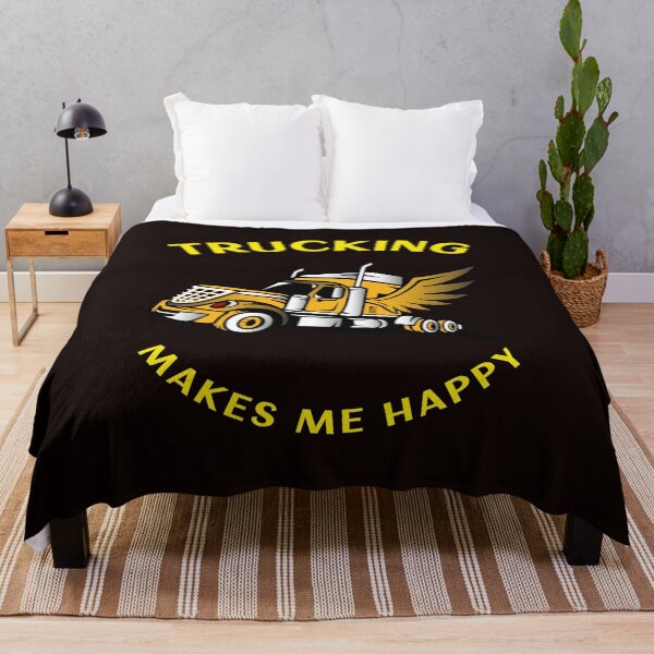 Item preview, Angel Trucker Trucking Makes Me Happy GY designed and sold by TeamsterLife.