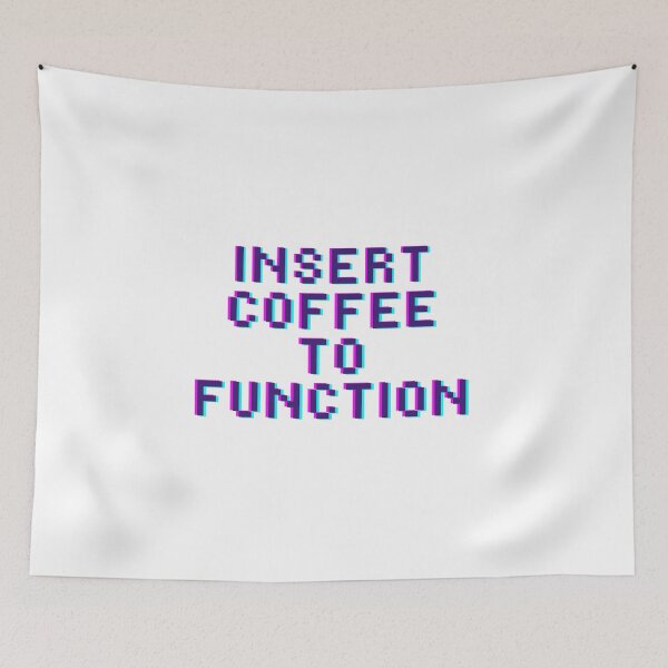 Item preview, Insert Coffee to Function Minimalist Cute Beans Aesthetic Simple Trending Gift Coffeeholic caffeine designed and sold by Winterlock.