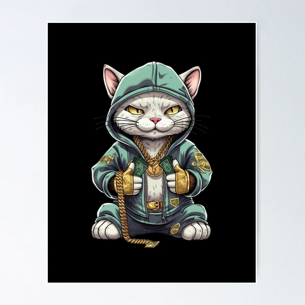 洋楽 Fat Cat Gangsta rap fposter,small,wall_texture,