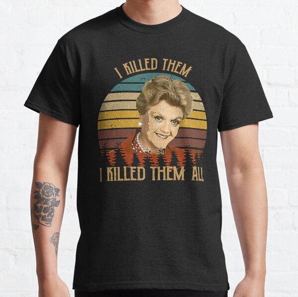 Aperçu de l'œuvre Vintage Murder She Wrote - I Killed Them I Killed Them  créée et vendue par Marilynedmond.