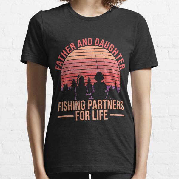 Dad And Daughter Fisherman Daddy Father's Day Fishing T-Shirt