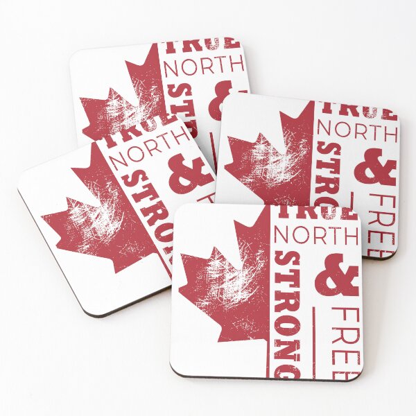 Item preview, Grunge True North Star Strong & Free Canadian Pride Quote designed and sold by Designs By Johnny J.