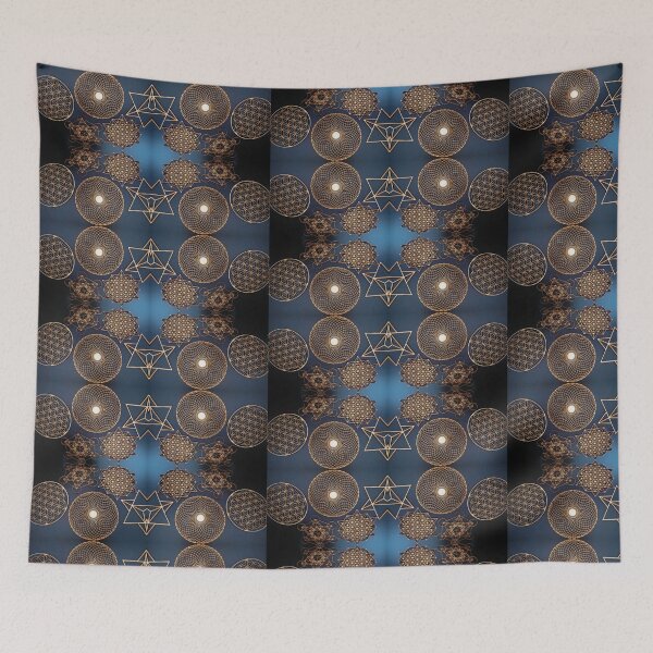 Item preview, SG #2 platonic solids 1:  flower of life / merkaba designed and sold by StrangeFetish.