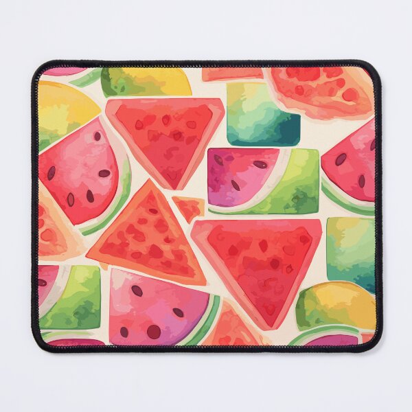 Item preview, Watermelon slices watercolor illustration designed and sold by PaletPatisserie.