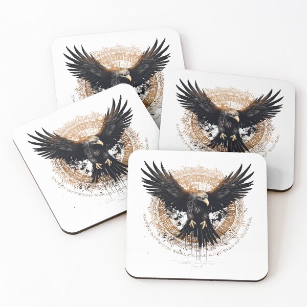 Item preview, The eagle - envoy between the worlds, keeper of wisdom (Norse mythology) designed and sold by utopio-art.