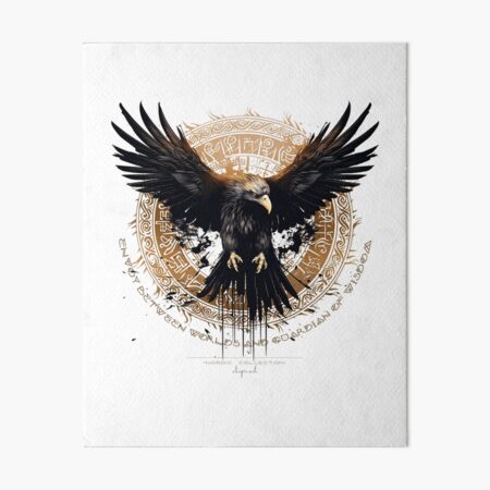 Item preview, The eagle - envoy between the worlds, keeper of wisdom (Norse mythology) designed and sold by utopio-art.