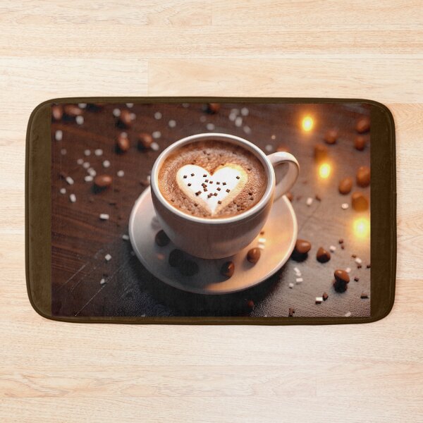 Item preview, Top view realistic photo a cup of coffee milk designed and sold by Gabi.Media.