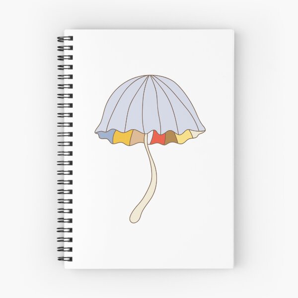 Item preview, Cute multicolor toadstool with 70s vibes designed and sold by LerieArtStudio.