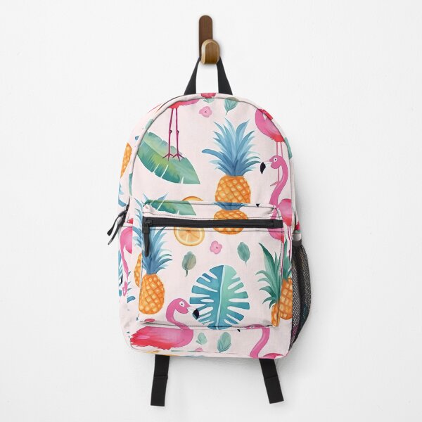 Item preview, Watercolour Flamingos, Pineapples & Flowers, Seamless Pattern designed and sold by PatternStudios.
