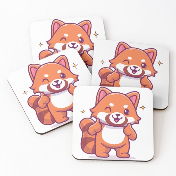 Item preview, Cute Red Panda with OK sign hand designed and sold by SceneryStudio.