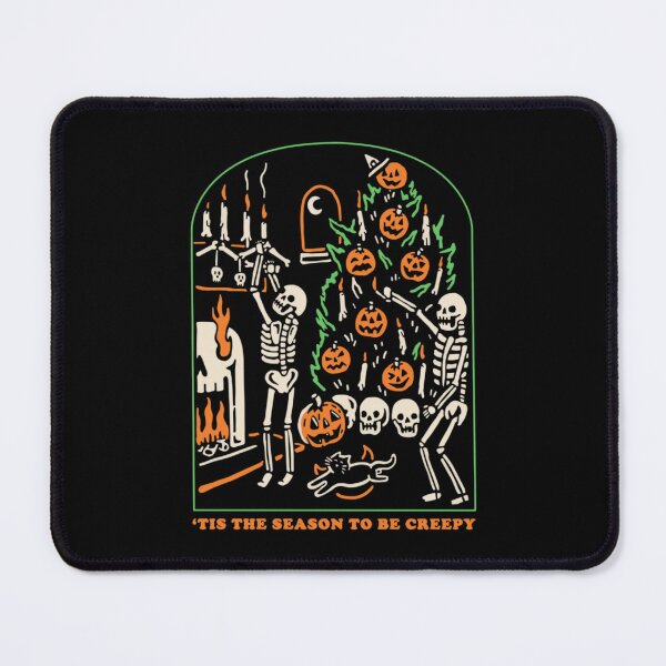 Item preview, Tis the season to be creepy skeleton pumpkins halloween designed and sold by Doug Tuman.