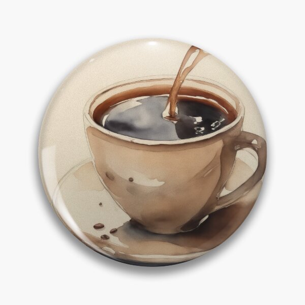 Artikelvorschau, Vintage Aquarell-Kaffeetasse-Malerei entworfen und verkauft von RossWilson12.