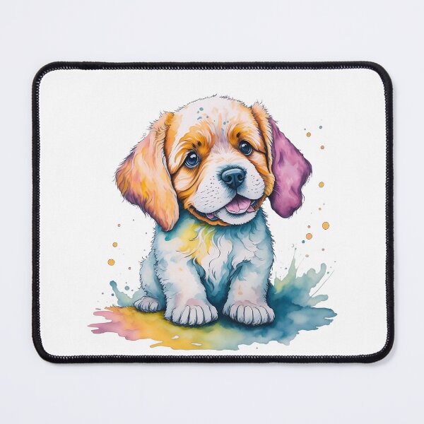 Item preview, Cute multicolor puppy designed and sold by creativepankaj.