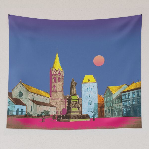 Item preview, welcome to Eisenach, historic Karlsplatz, Luther Monument designed and sold by Mauswohn.