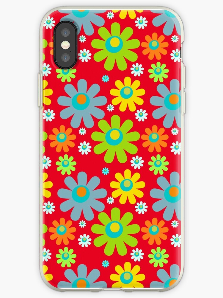"Flower Power Deco" iPhone Cases & Covers by raineOn Redbubble