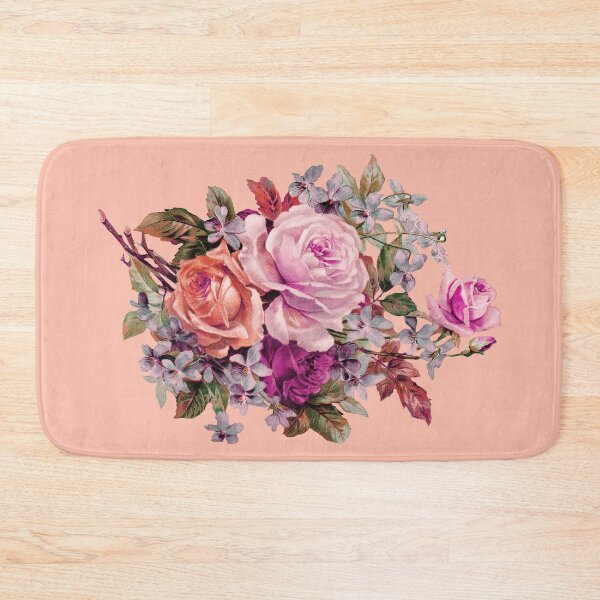 Item preview, Cottagecore Shabby Vintage Pink Floral  designed and sold by PhaedraArt.