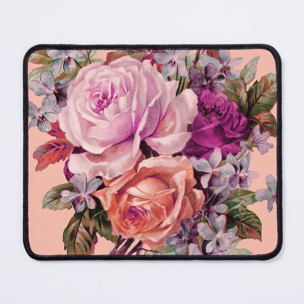 Item preview, Cottagecore Shabby Vintage Pink Floral  designed and sold by PhaedraArt.