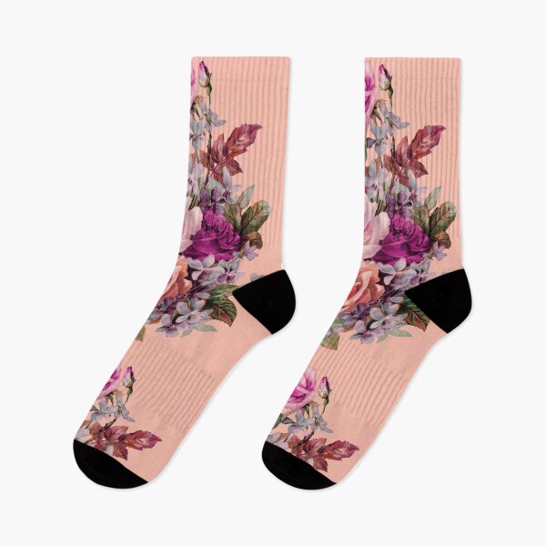 Item preview, Cottagecore Shabby Vintage Pink Floral  designed and sold by PhaedraArt.