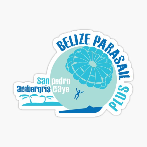 Belize Parasail Sticker
