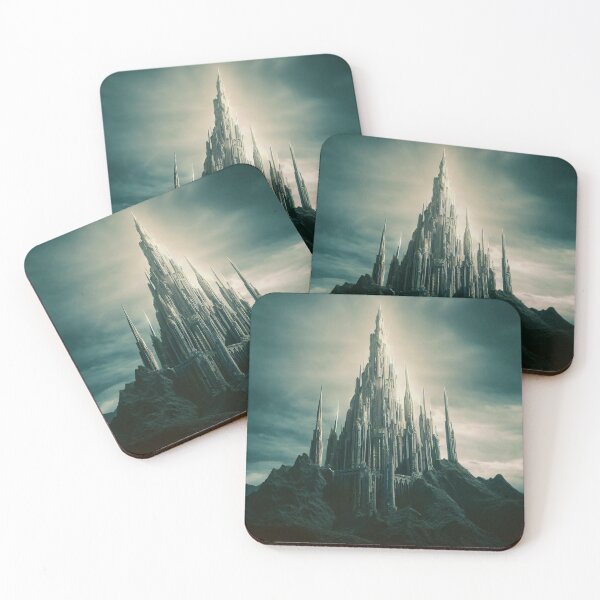 Item preview, Fantasy castle with high towers and pinnacles on a mountain designed and sold by Alemis.