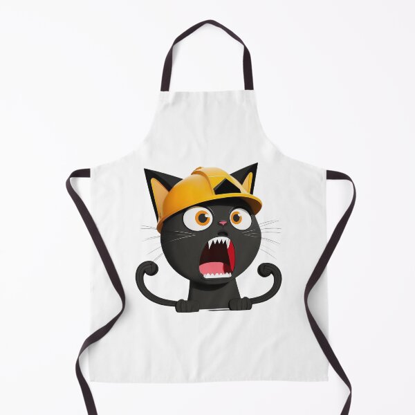 Item preview, cat withhard hat designed and sold by adapiarano.