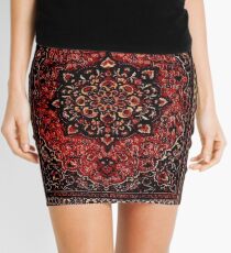 Persian carpet look in rose Mini Skirt