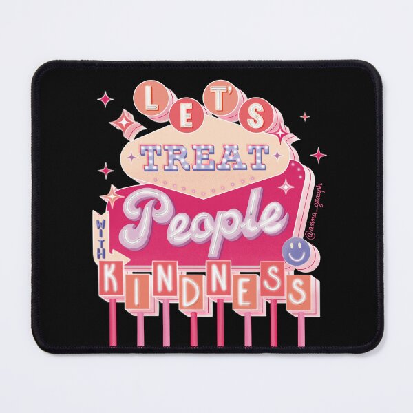 Item preview, Treat People with Kindness - Neon Retro Sign TPWK designed and sold by Anna Graph'.