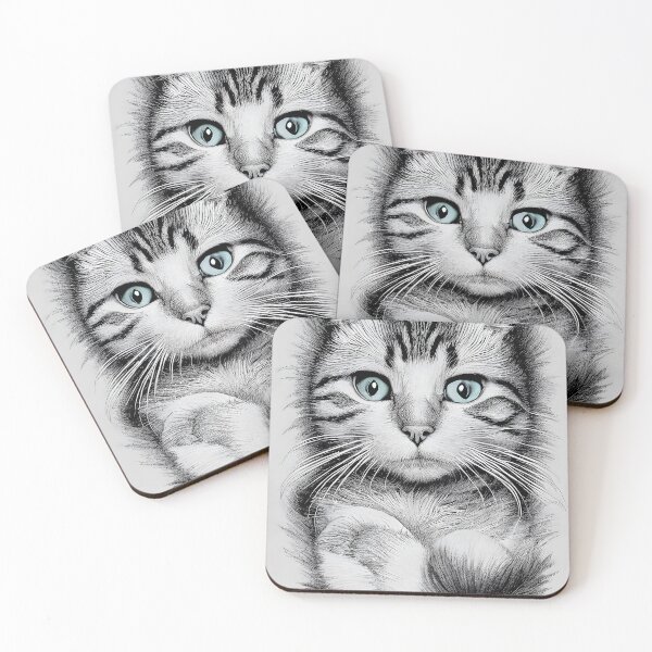 Item preview, cat with blue eyes designed and sold by ViktorVigo.