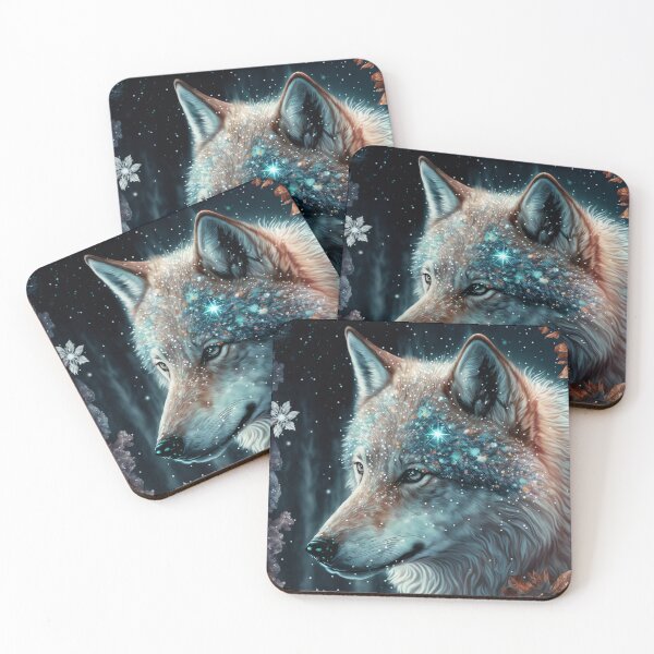 Item preview, Fantasy Wolf in the Forest - Magical In The Darkness  designed and sold by madtoyman.