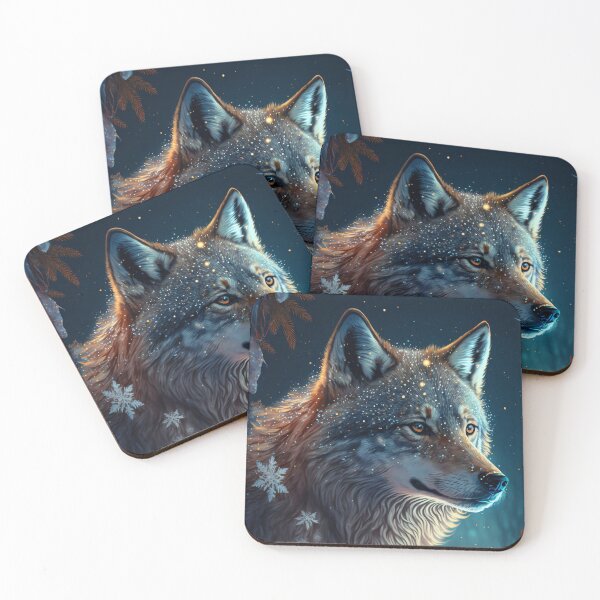 Item preview, Fantasy Wolf in the Forest - Magical In The Darkness  designed and sold by madtoyman.